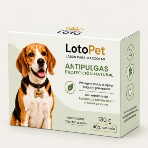 Jabón LotoPet - Antipulgas Protección Natural