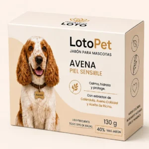Jabón LotoPet Avena - Piel Sensible