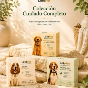 Coleccion jabones LotoPet cuidado completo